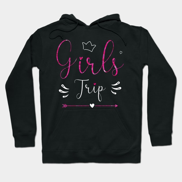 Girls Trip 2023 Shirt Weekend Summer Vacation Girls Road Trip Hoodie by Sowrav